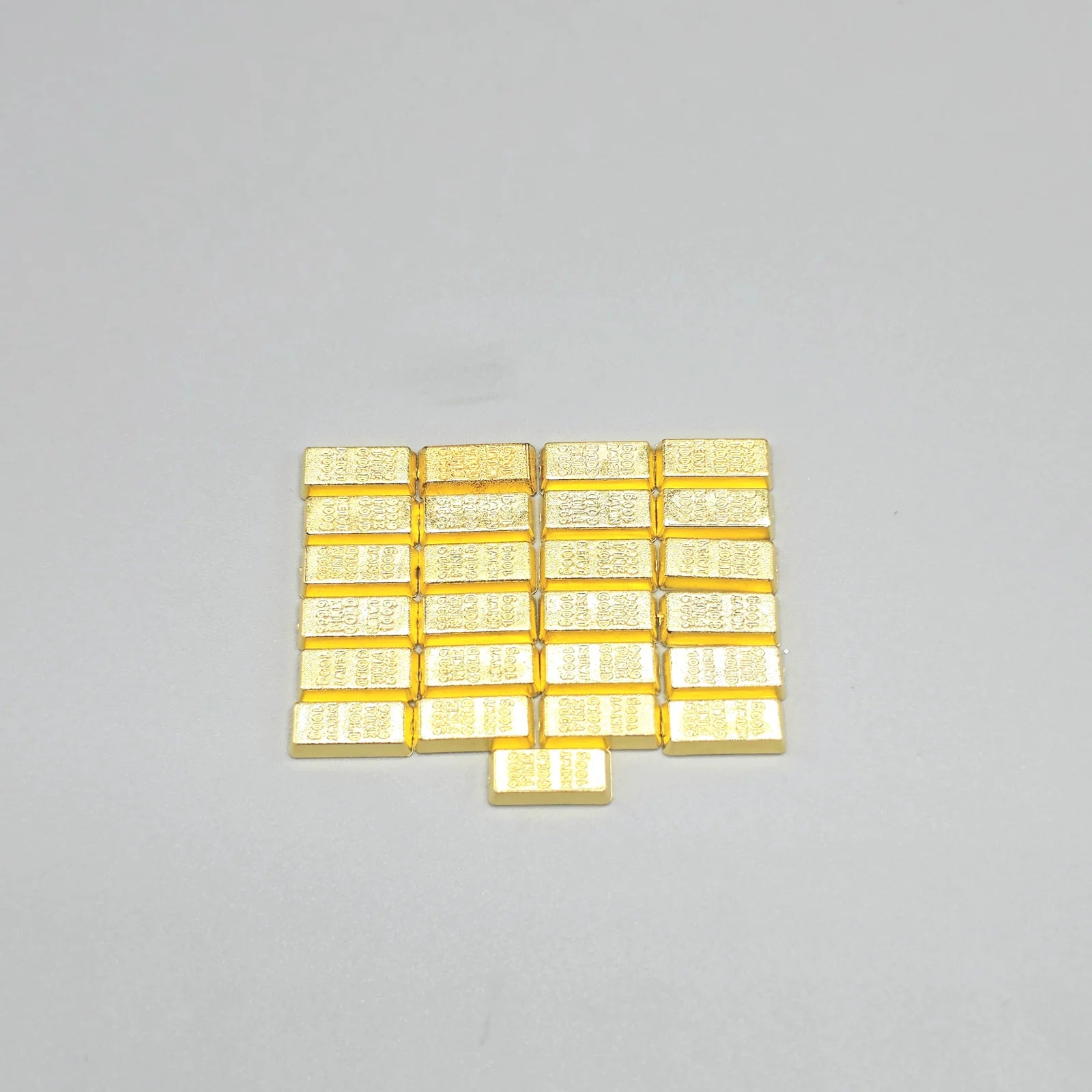 3.75" Scale 25 Piece Set Miniature Gold Bars