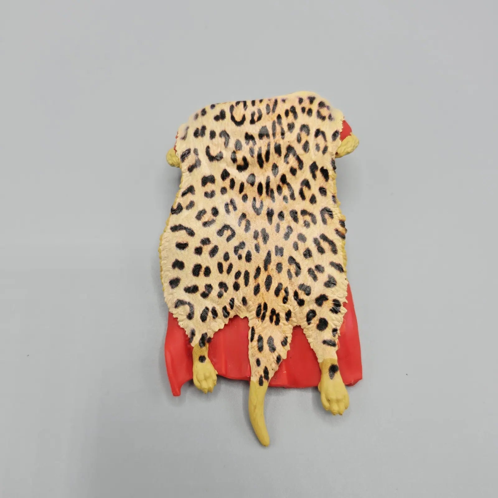 Leopard print cape for action figure