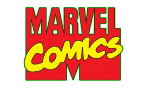 Marvel Comics logo with red and yellow colors
