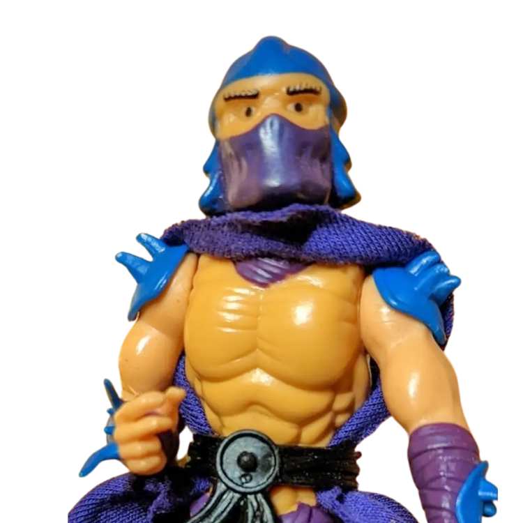 Close up shot of Shredder action figure