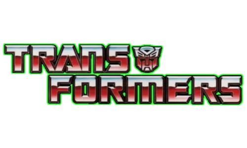Transformers logo with a red and green gradient on a white background