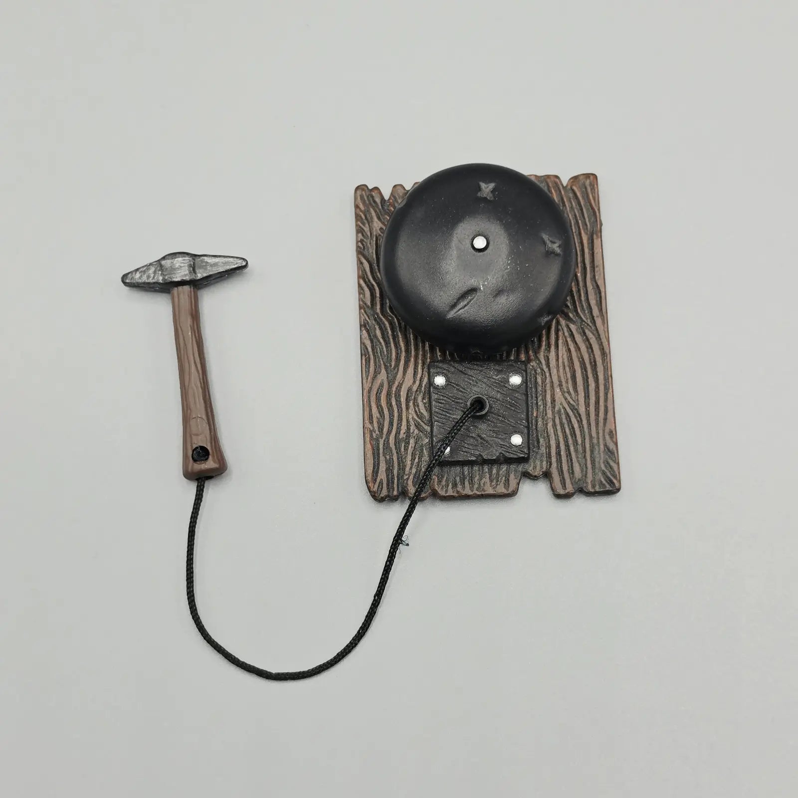 Ring bell accessory for wrestling figure